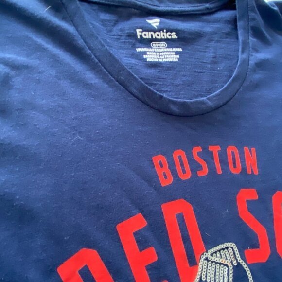 Fanatics genuine Red Sox bling t-shirt, Small - Picture 4 of 9